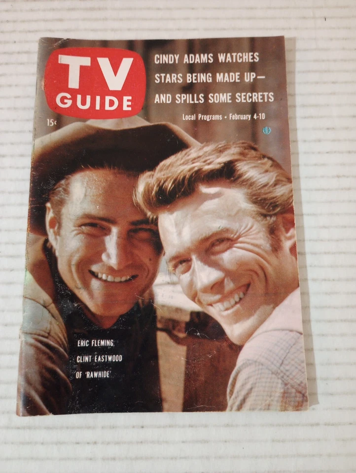 TV Guide Utah Idaho February 4 1961 Eric Fleming Clint Eastwood Andy Griffith - Image 2 of 4