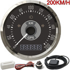 85mm Classical GPS Speedometer 0-200km/h Total Mileage Adjustable Odometer Gauge