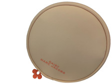 Marc Jacobs Fragrances DAISY Orange Round Bag Cosmetics Makeup Pouch Clutch NIB