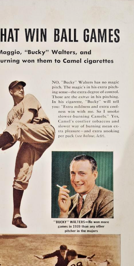 did joe dimaggio smoke cigarettes Smoking ...... (1949)  S  da "Here's the one I'm really glad to put my name on. It's my cigarette." Joe Di Maggio STAR OF THE NEW YORK YANKEES item_44889_1_88519.jpg