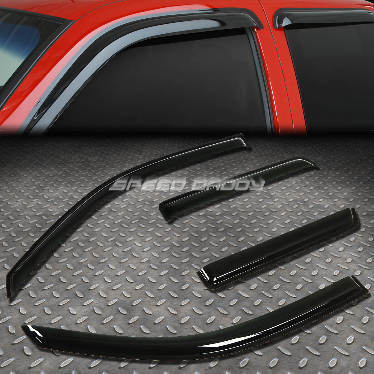 FOR 0209 ENVOY/ASCENDER SMOKE TINT WINDOW VISOR SHADE/SUN WIND/RAIN