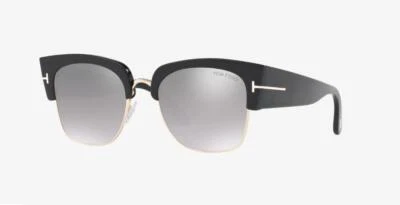 Tom Ford Dakota FT0554 01C Black Sonnenbrille Sunglasses Mirror Grey Lenses 51mm - Image 1 of 4