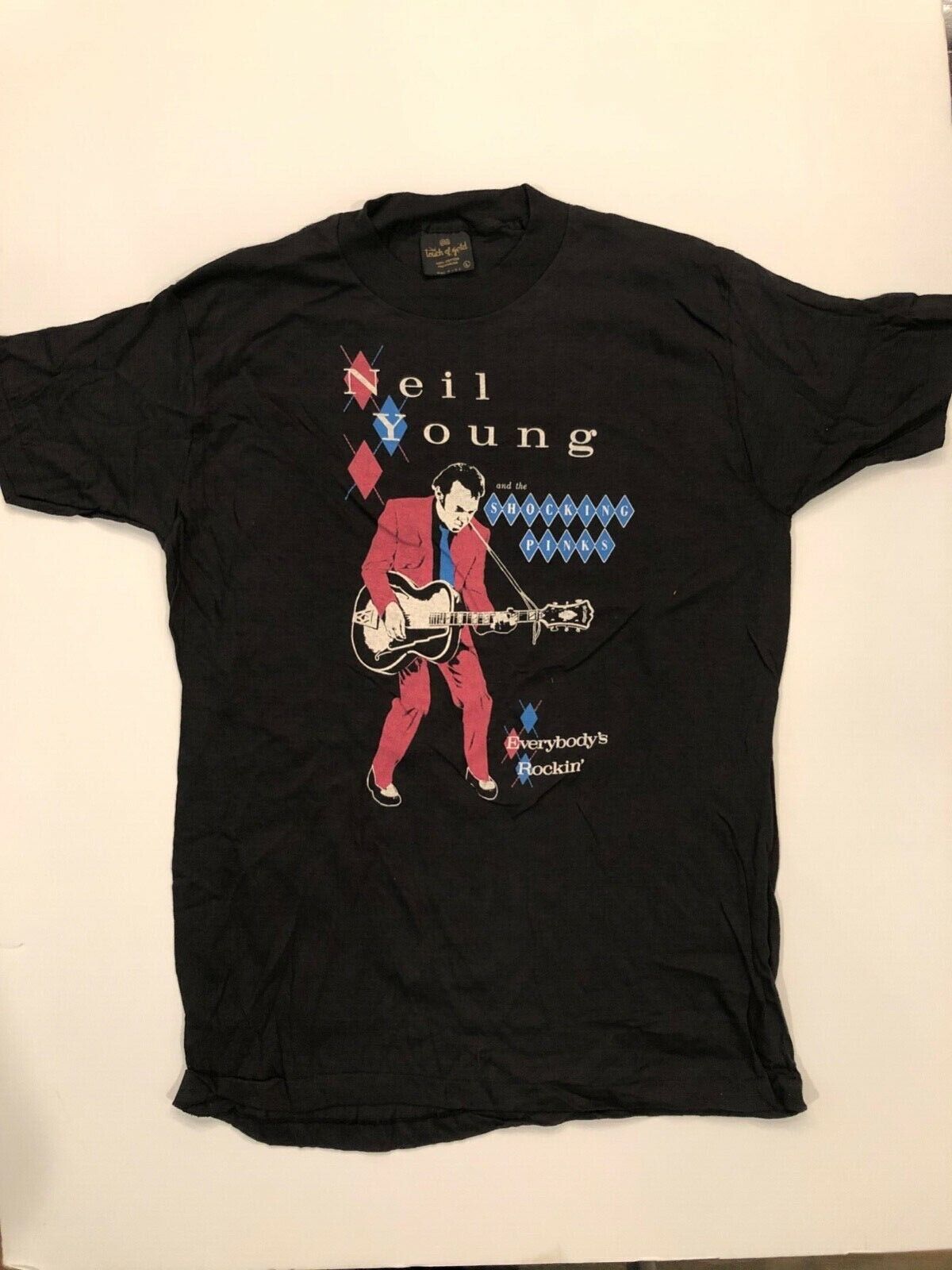 Vintage Neil Young - Summer Tour 1983 T Shirt - image 1