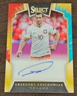 Panini Select Soccer 2016/17 Signature Grzegorz Krychowiak Poland TIE DYE 25/30