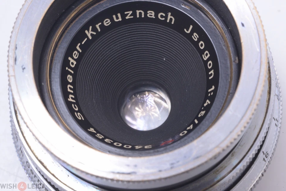 ✅ SCHNEIDER ISOGON 40MM 4.5 EXA, EXAKTA, EXACTA, TOPCON BAYONET MOUNT - Image 4 of 4