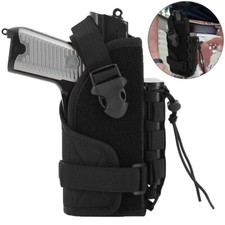 Tactical Molle Pistol Holster Adjustable Handgun Molle Gun Pouch with Mag Pouch