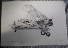 Signed Numbered 57/100 DAN WITKOFF "Stearman" Print