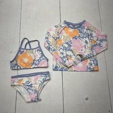 OshKosh B  gosh Floral 3 Piece Swimsuit Set Girls Size 5T NEW
