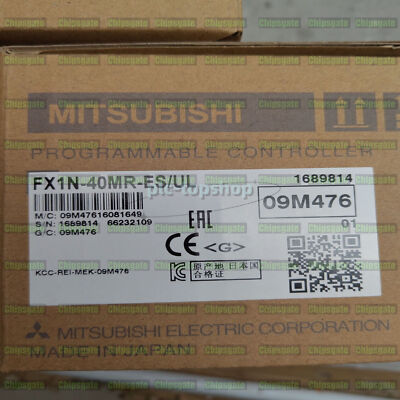 1PCS Mitsubishi MELSEC PLC FX1N-40MR-ES/UL  IN BOX Fast Ship