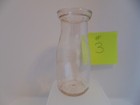 Vintage 1-MNN Half Pint Clear  Glass Milk Bottle 5.50" Tall — photo 1