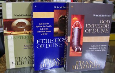 Frank Herbert Dune Trilogy - 3 Books Set