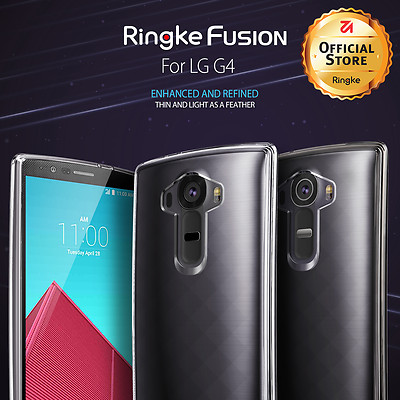 For LG G4 Case | Ringke FUSION Clear Resistance Shockproof Protective Case