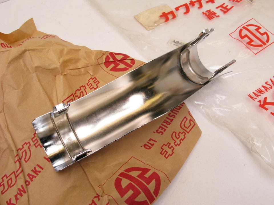 1978 - 1980 Kawasaki KZ650 LTD SR правый глушитель выхлопная крышка 14025-1030 новый из старых запасов - Изображение 4 из 4