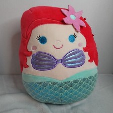 Squishmallows 10" Disney Ariel Little Mermaid Stuffed Animal Plush Toy 2021