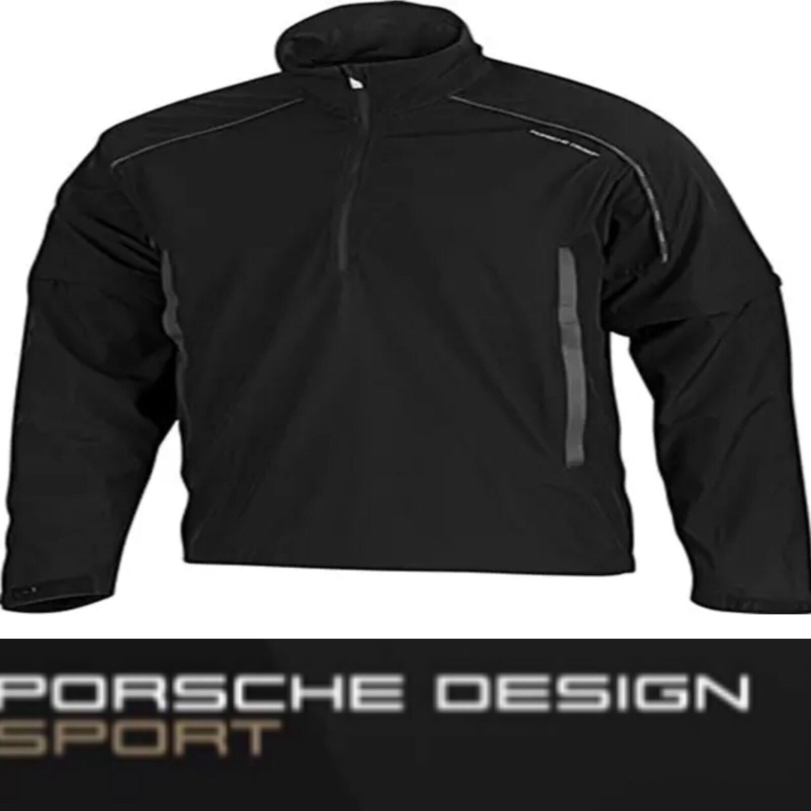 Ventana mundial bruja Ganar Porsche Design Deporte por Adidas P&#039;5000 Rompeviento Golf Chaqueta  Negra P04712 | eBay