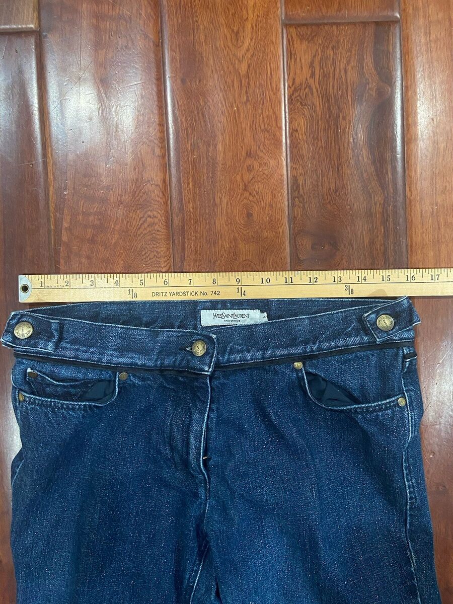 Yves Saint Laurent Rive Gauche Flared Denim | eBay Yves Saint Laurent Rive Gauche Flared Denim | eBay