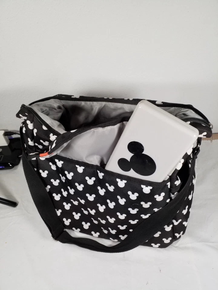 Disney Mickey Mouse DIPER BAG Head Logo Tote 18” by 13” W/BONUS WIPES HOLD - Image 4 of 4