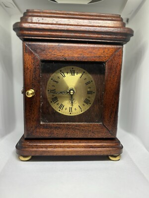 Vintage Holz Hermle Kaminuhr Deutsch 