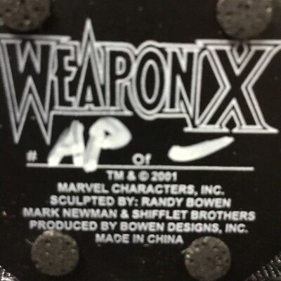 Bowen Designs Weapon X Wolverine Mini Bust #AP/9000 *Artist Proof