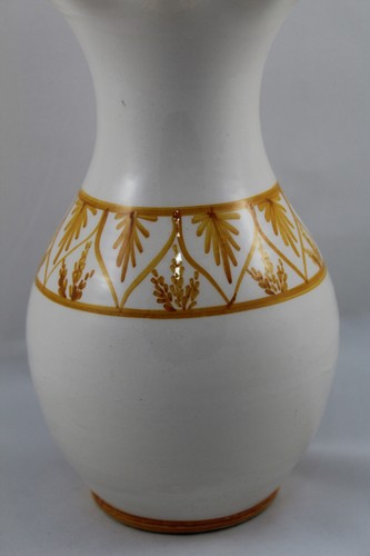 Florero Jarron de porcelana TOLEDO España, pintado a mano. 20cm de altura. - Imagen 2 de 2