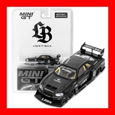 MINI GT 1/64 Nissan LB-ER34 Super Silhouette Skyline – Black (Diecast)