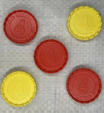Connect 4 Checkers Lot of 5 Replacement Discs - 2016 Hasbro - Choose Your Colors