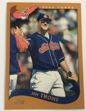 Topps Jim Thome 2002 #460 Cleveland Indians Base Set Baseball Card