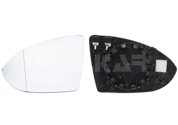 Spiegelglas Aussenspiegel Links Alkar 6471138 FÜR VW Ersatzglas Spiegel-image