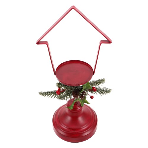 Candlestick Holder: Tabletop Candlestick Stand - Wrought Iron Christmas Candle - Picture 6 of 12