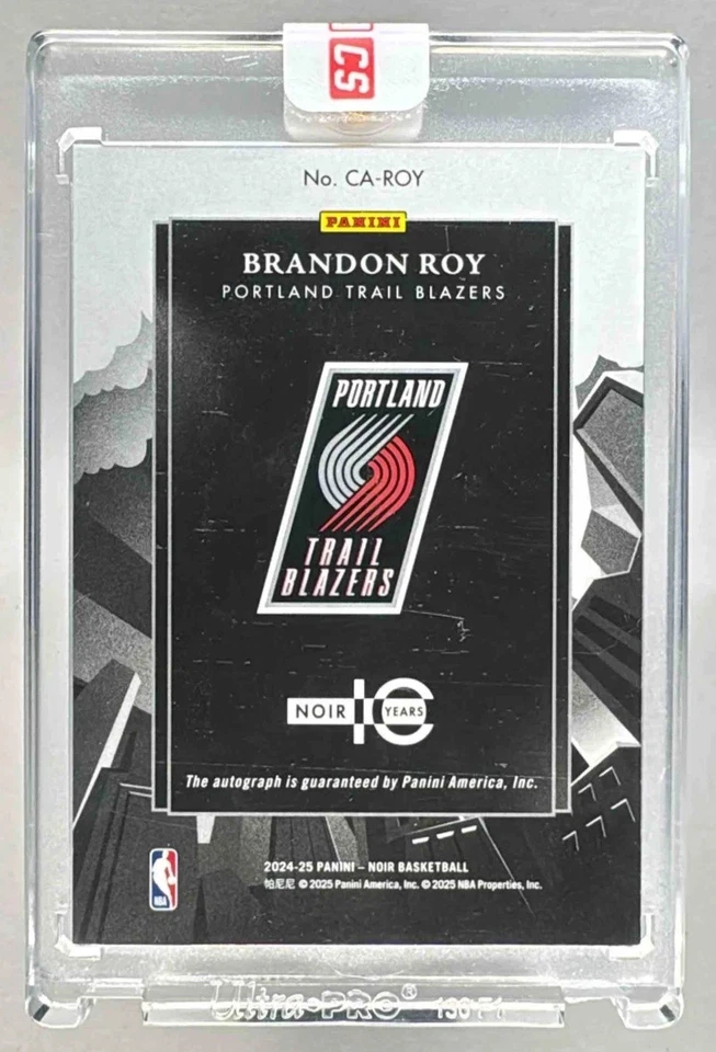 Baloncesto Panini Noir 2024 - Brandon Roy - Cine Verde Automático #/5 - Trailblazers Foto 2 de 2