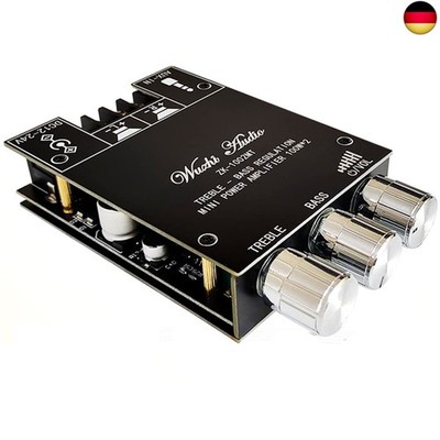 ZK-1002MT 2 x 100 W Bluetooth 5.0 High-Power Stereo Subwoofer Amplifier Board,