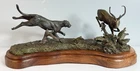Gary Swanson (1942-2010) African Wildlife Bronze Sculpture Impala Hunt Ltd Ed
