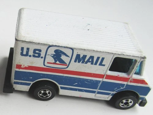 Hot Wheels Letter Getter 1979 US MAIL Delivery Truck Vintage Hong Kong Loose c7