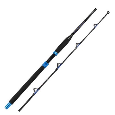 Fiblink 1-Piece Saltwater Offshore Trolling Rod Conventional Boat Rod Carbon Fis