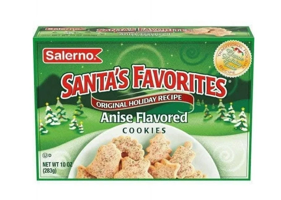 Salerno Santa's Favorites Anise Flavored Cookies 4 - 10 oz Boxes - Image 2 of 4