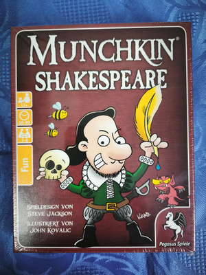 Munchkin Shakespeare   Pegasus Spiele | UNGESPIELT (DEUTSCH)