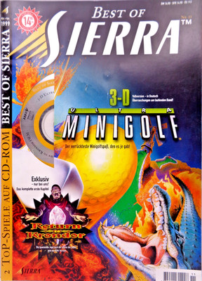 IBM PC -- THE BEST OF SIERRA NR. 11: 3-D ULTRA MINIGOLF (SIERRA - CD-ROM)