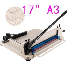 New Heavy Duty Paper Cutter 17", Guillotine A3 Paper Cutter for Cutting Paper