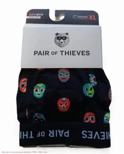 Pair of Thieves Men's Super Fit Novelty Masks Briefs - XL