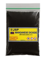 Manganese Dioxide MnO2 4oz Powder 300 Mesh Oxidizer for Gold Silver Refining