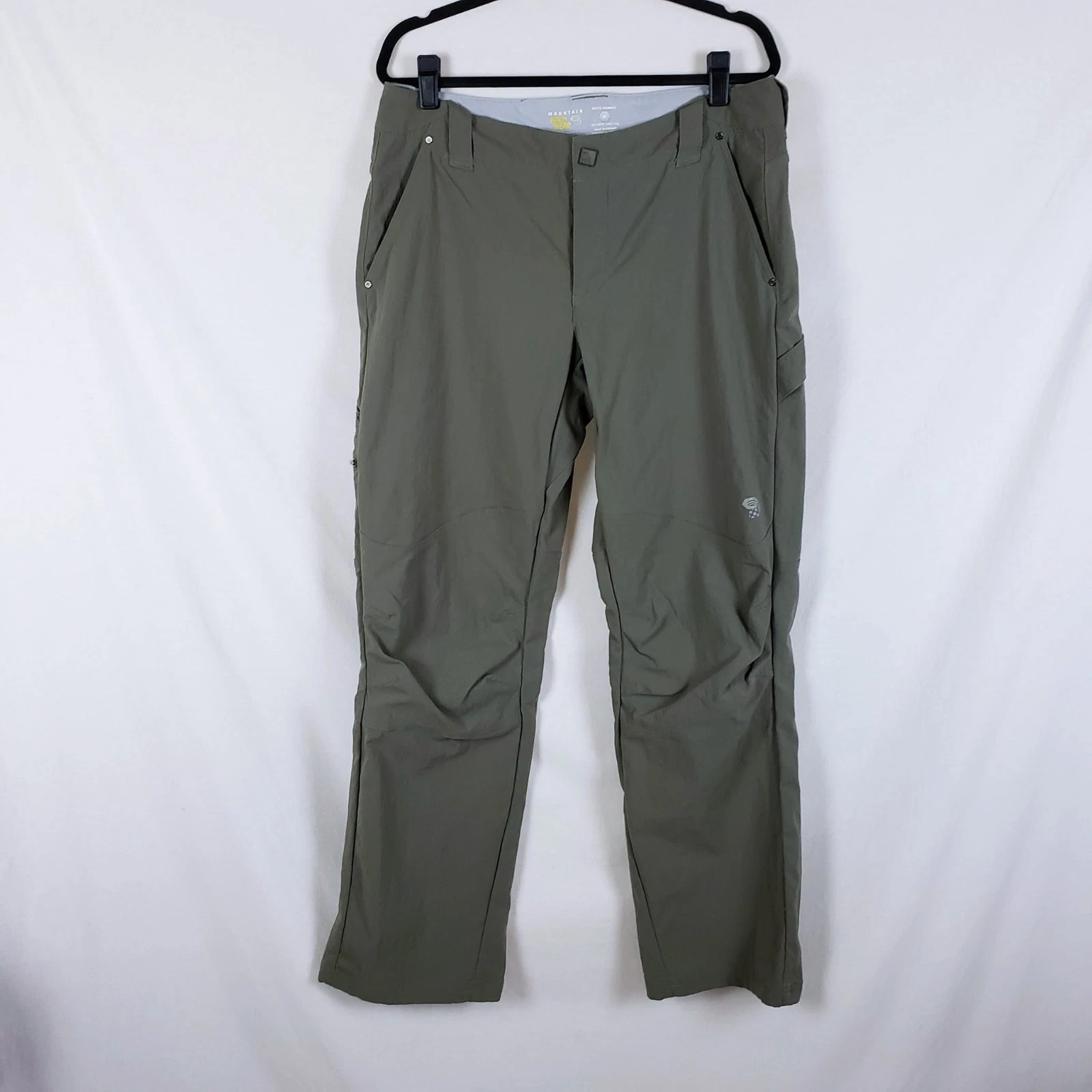 Mountain Hardwear Articulated Knee Hiking Pants Mens 36 Beige Outdoor Camping