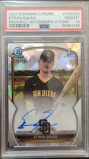 2023 Bowman Chrome - Prospect Autographs Ethan Salas #CPA-ESS Atomic...