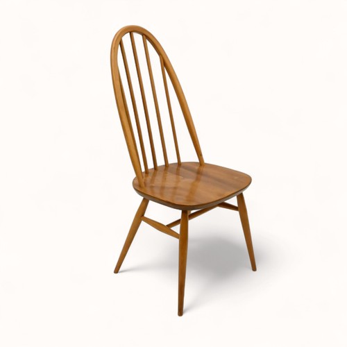 6 Ercol Dining Chairs Windsor Quaker Model 365 A Light Finish FREE UK Delivery - Picture 6 of 24