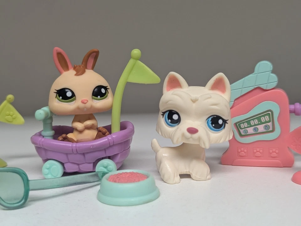 Littlest Pet Shop LPS Speedy Tails Racecourse Set #1596 #1597 #1598 Scottie - Image 3 of 4