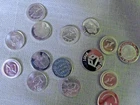 Lot of 15-1 Gram .999 Fine Silver Rounds Different Designs (LOT E)