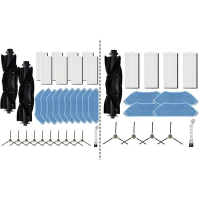 For Lefant M2 Pro M2S Pro Vacuum Cleaner Main Side Brushes Filter Mop Cloth Kit