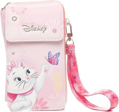 Crossbody Wallet Disney Aristocats Marie Cat Cell Phone Wristlet Purse NEW Girls