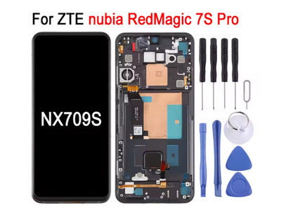 For ZTE nubia RedMagic 7S Pro AMOLED Display LCD Screen Touch Digitizer + Frame