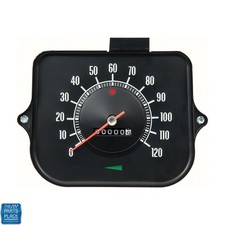 1968 Chevelle El Camino 120 Mph In-dash Speedometer Without Speed Warning New