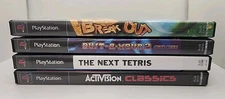 PS1 Games: Breakout, The Next Tetris, Bust-A-Move 2, Atari Activision Classics